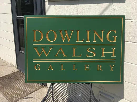 Dowling Walsh Gallery dimensional sign
