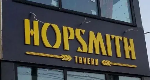Hopsmith Tavern dimensional building sign letters